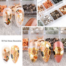 Glitter Shimmer Charms Nail Stone Nail Sequins Mica Marble Abalone Shell Flake