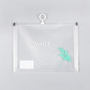 Ring zipper Pencil Case Transparent Document Bag Paper Holder File Folder