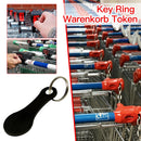 2pcs Metal Keychain Shopping Cart Token Keychain Accessories Decor Keyring Hook