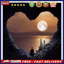 DIY Digital Picture Heart Mountain Frameless Painting By Number Handicraft