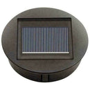white LED Solar Powered Replacement Round LED Light Box Garden Outdoor Lighting