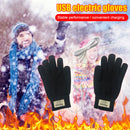 Winter Mittens Windproof Heated Gloves Portable Constant Temperature Hand Warmer
