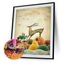 5D DIY Full Drill Diamond Painting Animal Deer Cross Stitch Embroidery Orname