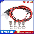 For 1/12 1/18 1/10 1/8 Axial Scx10 Traxxas Hpi RC Cars 5mm 4 LED Light Kits