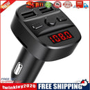 T60 Dual USB Charger Car Kit Bluetooth-compatible Handsfree FM Transmitter
