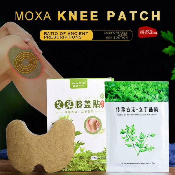 12Pcs Knee Pain Relief Patch Self-Heating Moxibustion For Adults Plaster S6M7