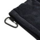 Golf Ball Cleaning Towel with Carabiner Hook Golf Club Head Wiping Cloth Cleaner