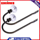 2pcs Curtain Hanger Hook Wall Buckle Handle for Closet Drawer (Bronze)