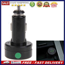 DF-01-V Car Voltmeter Cigarette Lighter Charger Green Digital Display
