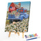Car in Flower Oil Paint By Numbers Kits Canvas Picture DIY Wall Art Craft Color
