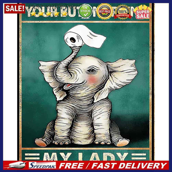 Napkin Animal Oil Paint By Numbers Kit DIY Acrylic Painting on Canvas Frame