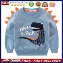 O-Neck Children Kids Boys Long Sleeve Cartoon Print Autumn Lovely Sweatshirt