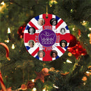 Jubiläums-Ornament, Platin-Jubiläumsartikel, Platin-Jubiläumskugel der Königin.