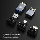 Motherboard Type E to USB Adapter Desktop Computer PC Connector Part (C)