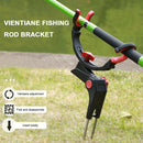 Universal Sea Lake Folding Ice Fishing Rod Holder Fishing Pole Support Stand