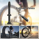 MTB Road Bike Extender Valves 1 Pair Bicycle Aluminum Tubeless Presta Valve S