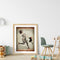 DIY Hand Painted Paint By Numbers Oil Canvas Pictures Retro Girl Wall Decor Kit