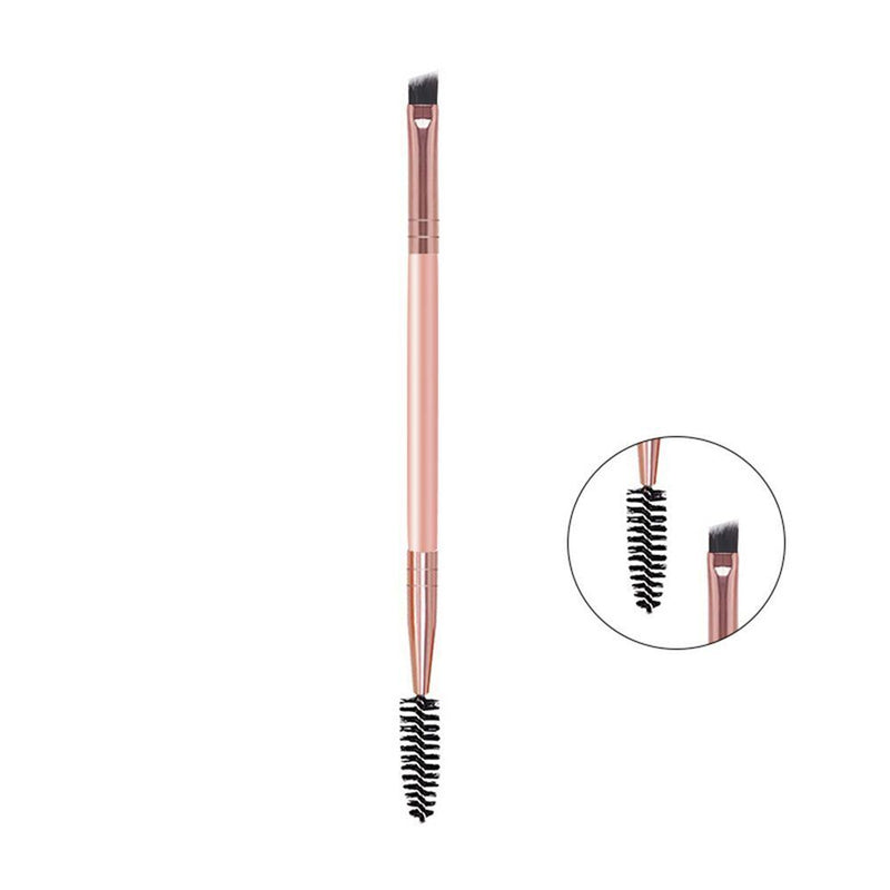 Dual Purpose Double Head Eyebrow Comb Cosmetic Tools Eyelash Curl Makeup Brush