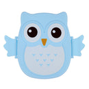 Cartoon Owl Lunch Box Food Fruit Storage Container Portable Bento Box(Blue)