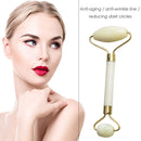Double Heads Jade Stone Nature Face Lift Facial Massage Roller Health Skin Care
