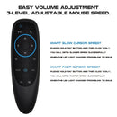 G10BTS Wireless Bluetooth 5.0 Air Mouse 6-Axis Gyroscope 17 Keys Smart Remote