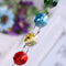 DIY Hang Light String Octagonal Beads Crystal  Maple Leaf Pendant Newly