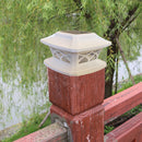 Garden Solar Post Light LED Outdoor Fence Gate Pillar Head Courtyard Lamp Newly