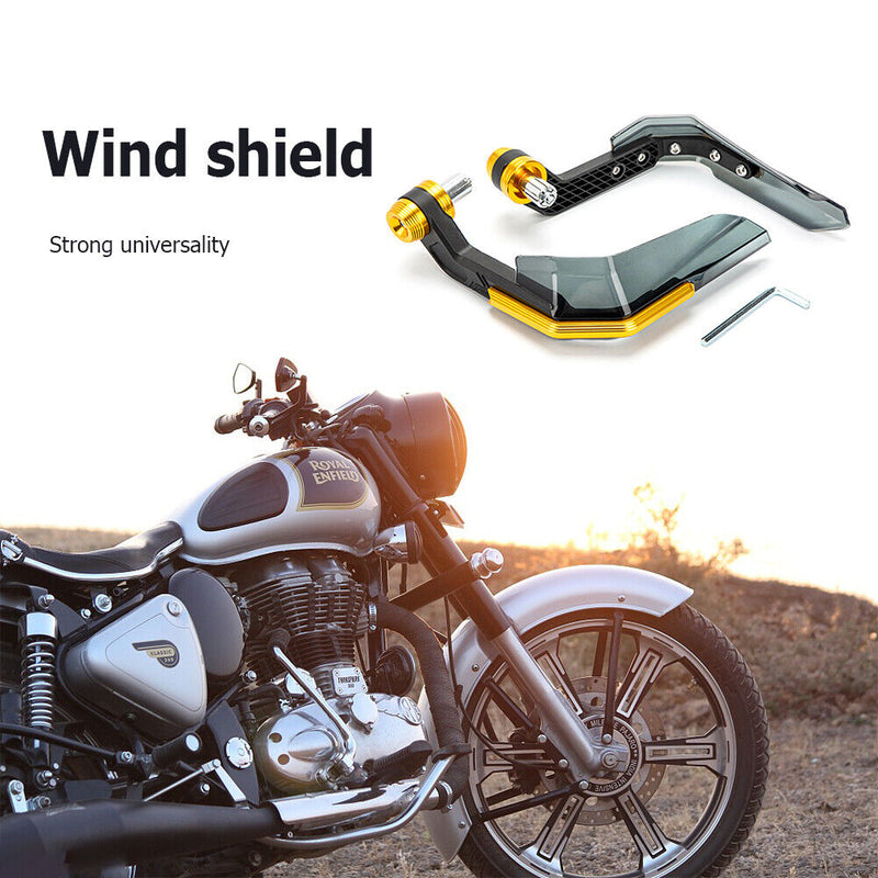 2pcs Windshield Handguard Aluminum Alloy Windproof for Hollow 22mm Handlebar