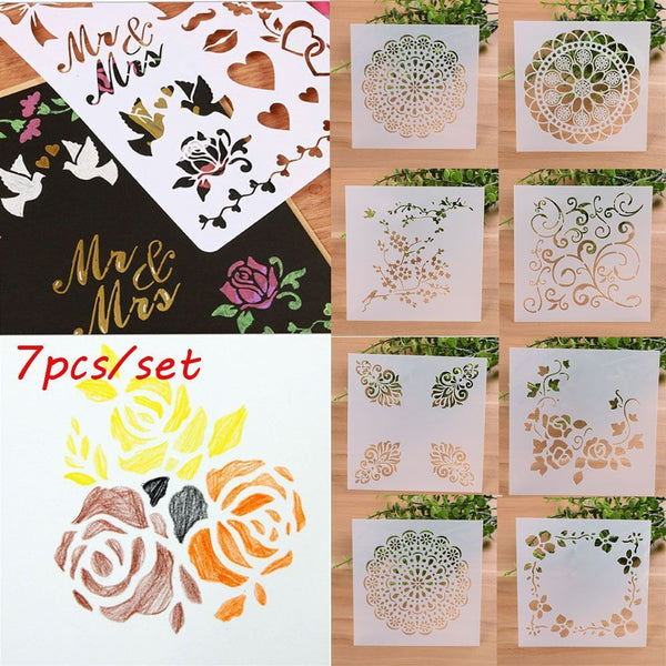 Decorative Wall Painting Scrapbooking Layering Stencils Embossing Template