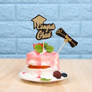Party Graduation Cake Topper Bachelor Cap Cake Decorations Cupcake Toppers