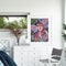 Oil Paint by Numbers Flower Girl Canvas Artwork Living Room Picture Decoratio
