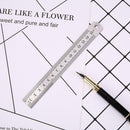 Stainless Steel Metal Straight Ruler Double Sided Measuring Tool (150mm)
