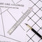 Stainless Steel Metal Straight Ruler Double Sided Measuring Tool (150mm)