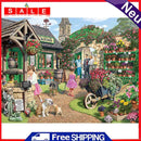 Full Embroidery Kits Flower Shop 11CT Stamped Needlework Home Decoration Art