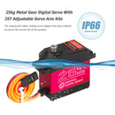 Waterproof High Torque 25kg Metal Gear Digital Servo Kits for RC Crawler Ro