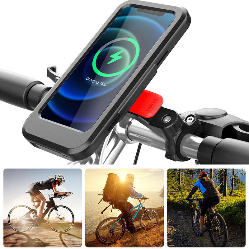 Bike Scooter Handleable Phone Holder Rack Bracket Holder Bag Cycling Accessories