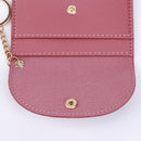 Fashion Women Wallets Multi-slots Keychain Card Holder Leather Small Coin Purse