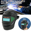 Large View True Color Solar Welder Helmet Auto-Darkening Welding Helmet~