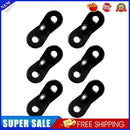 18xWind Rope Buckle AluminiumAlloy Paracord Buckle Camping Equipment Black