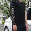 1 Pair UV Protection Cooling Arm Sleeves Cycling Fitness Arm Guards for Adults