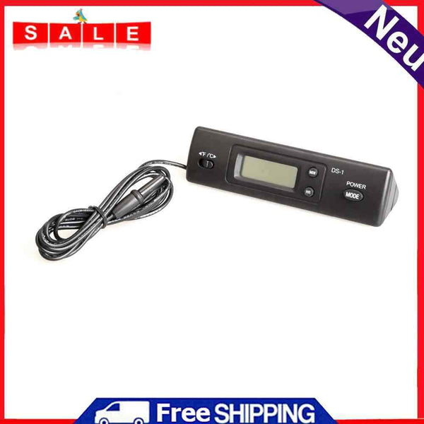 Thermometer Car LCD Display In Out Digital Watch for Car Home Vehicle Large