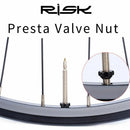 Vacuum Presta Valve Nut Tire Valve Cap Tires Nozzle Lock with Install Wrench