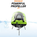 High Speed RC Speedboat 2.4GHz Water Cooling Ship with 2 Battery (Green)
