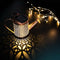 Decoration Kettle Shower Lamp Iron Art Watering Can String Light Waterfall Lamp