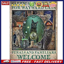 DIY Full Round Drill Diamond Painting cat Mosaic Rhinestone Art Craft