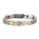 Twisted Dragon Pattern Bangles Detachable Magnetic Therapy Couple Bracelets