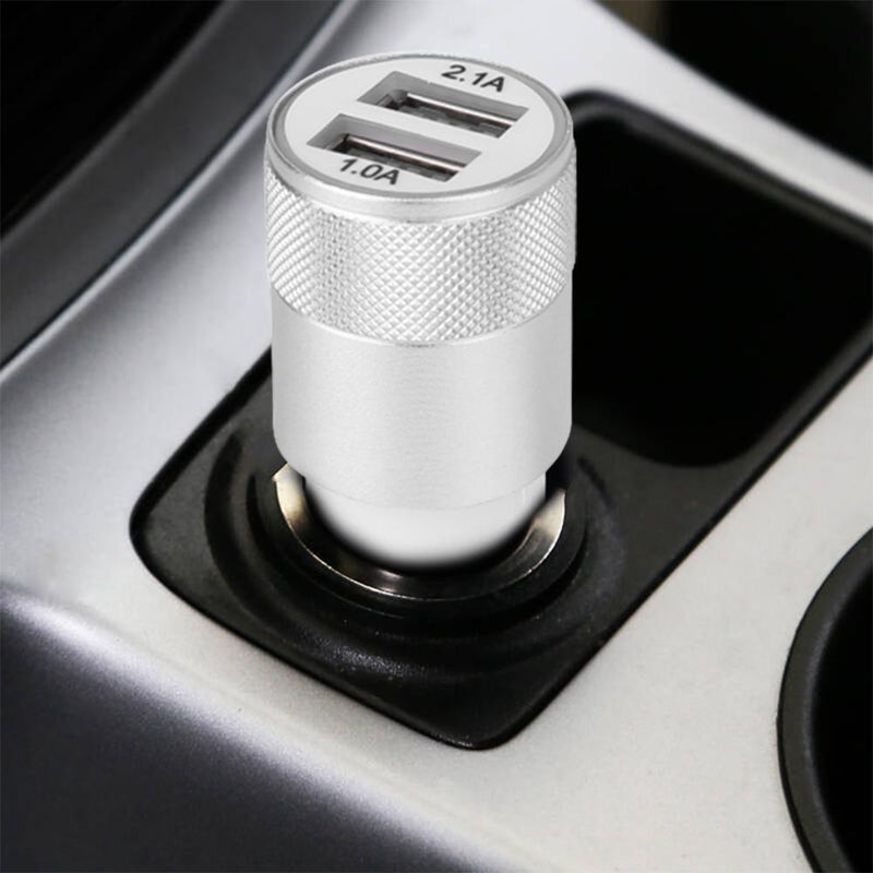 2.1A Car Chargers 2 Ports Fast Charging Car Mobile Phone Charging Adapter