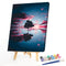 40x50cmNight Scenery Oil Paint By Numbers Picture DIY Painting