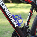 Road Cycling Bike Bottle Rack Cage Durable Bicycle Water Cup Holder (Blue)