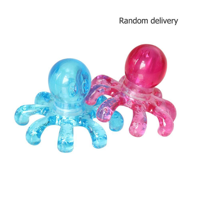 Portable Crystal Octopus Massager Handy Claw Massage for Relaxing Head Neck